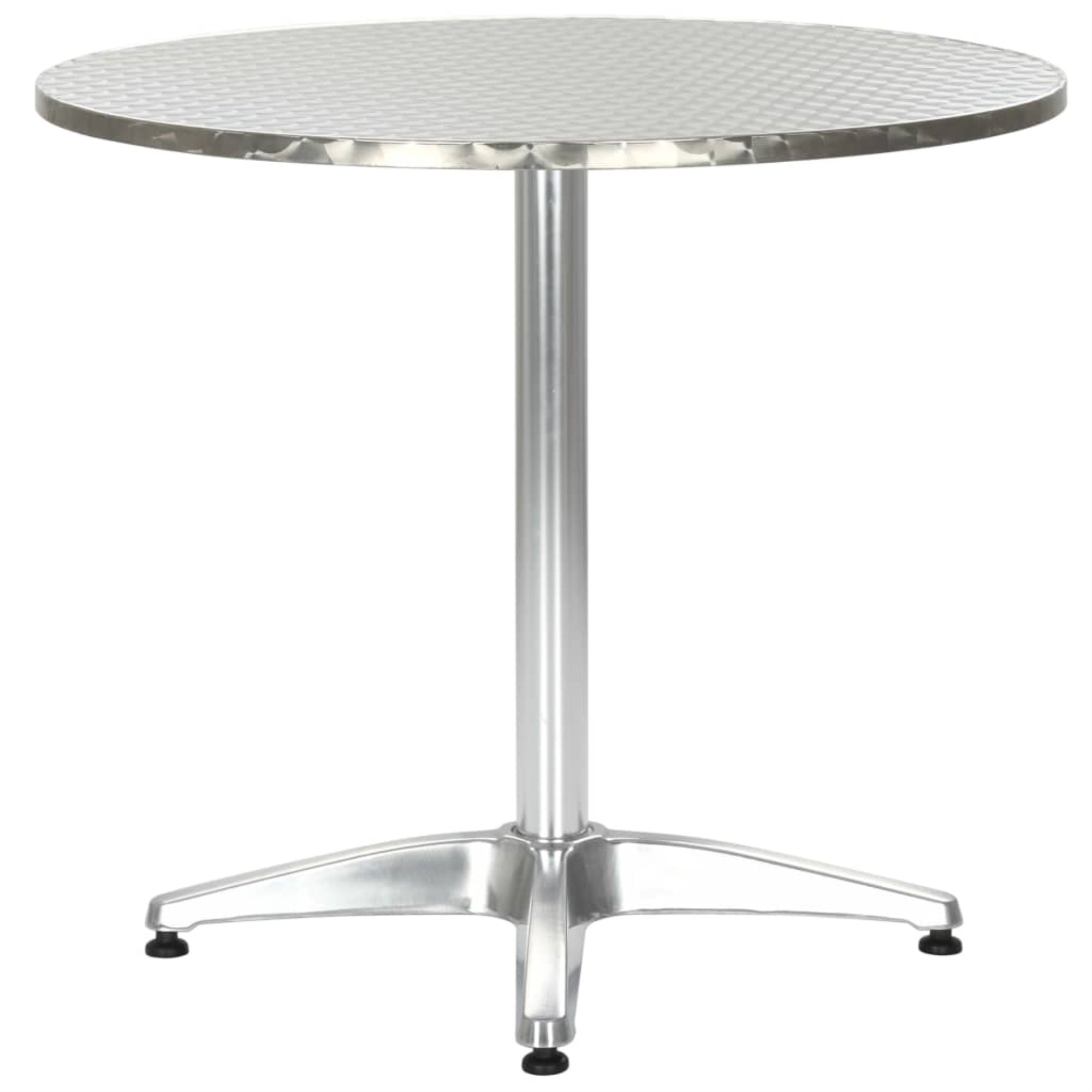 Vidaxl Patio Table Silver 31.5'X27.6' Aluminum