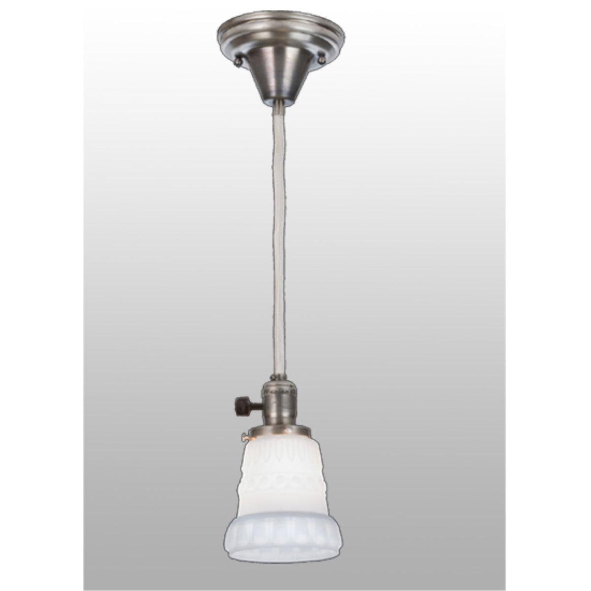 4'W Revival Chelsea Embossed Mini Pendant