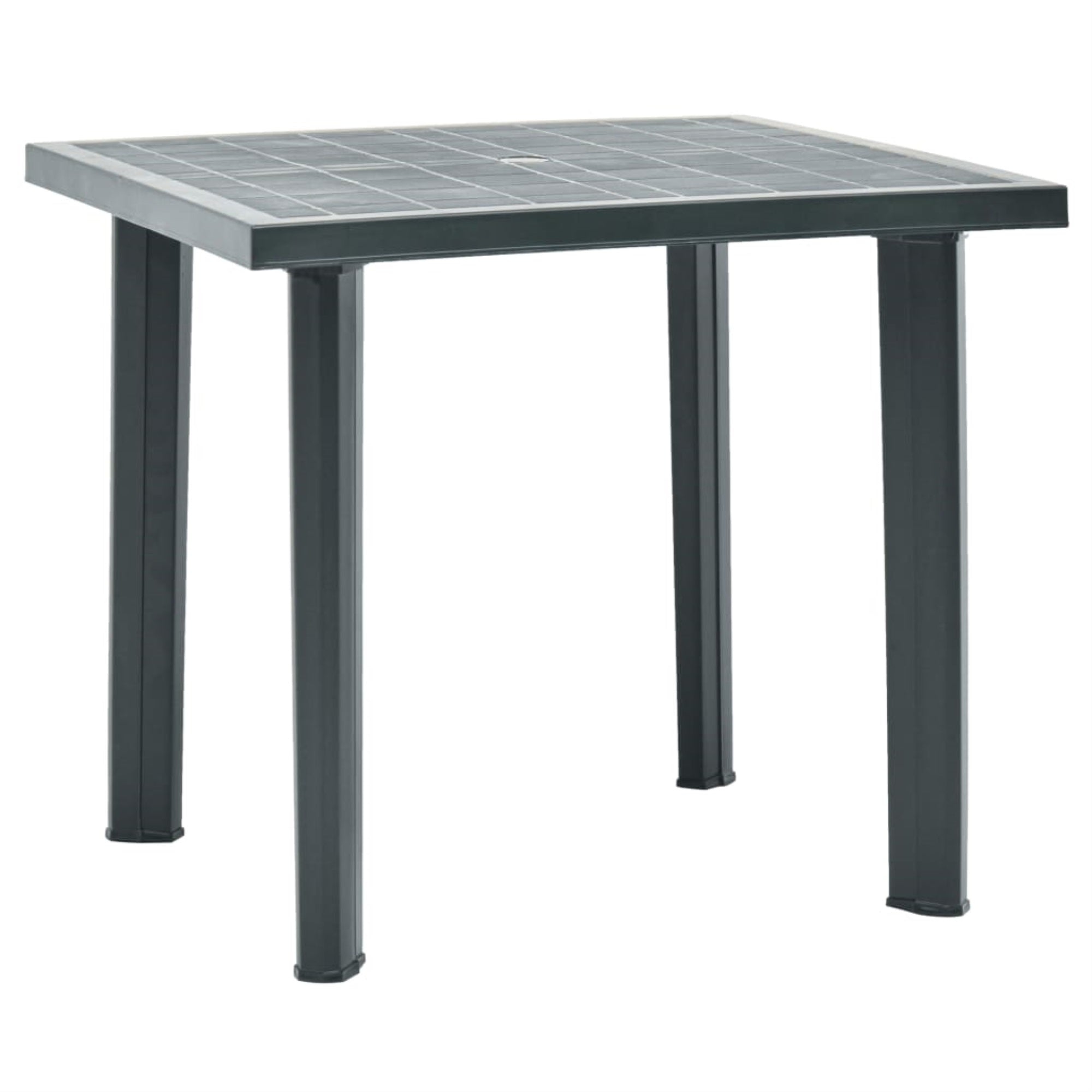 Vidaxl Garden Table Green 31.5'X29.5'X28.3' Plastic