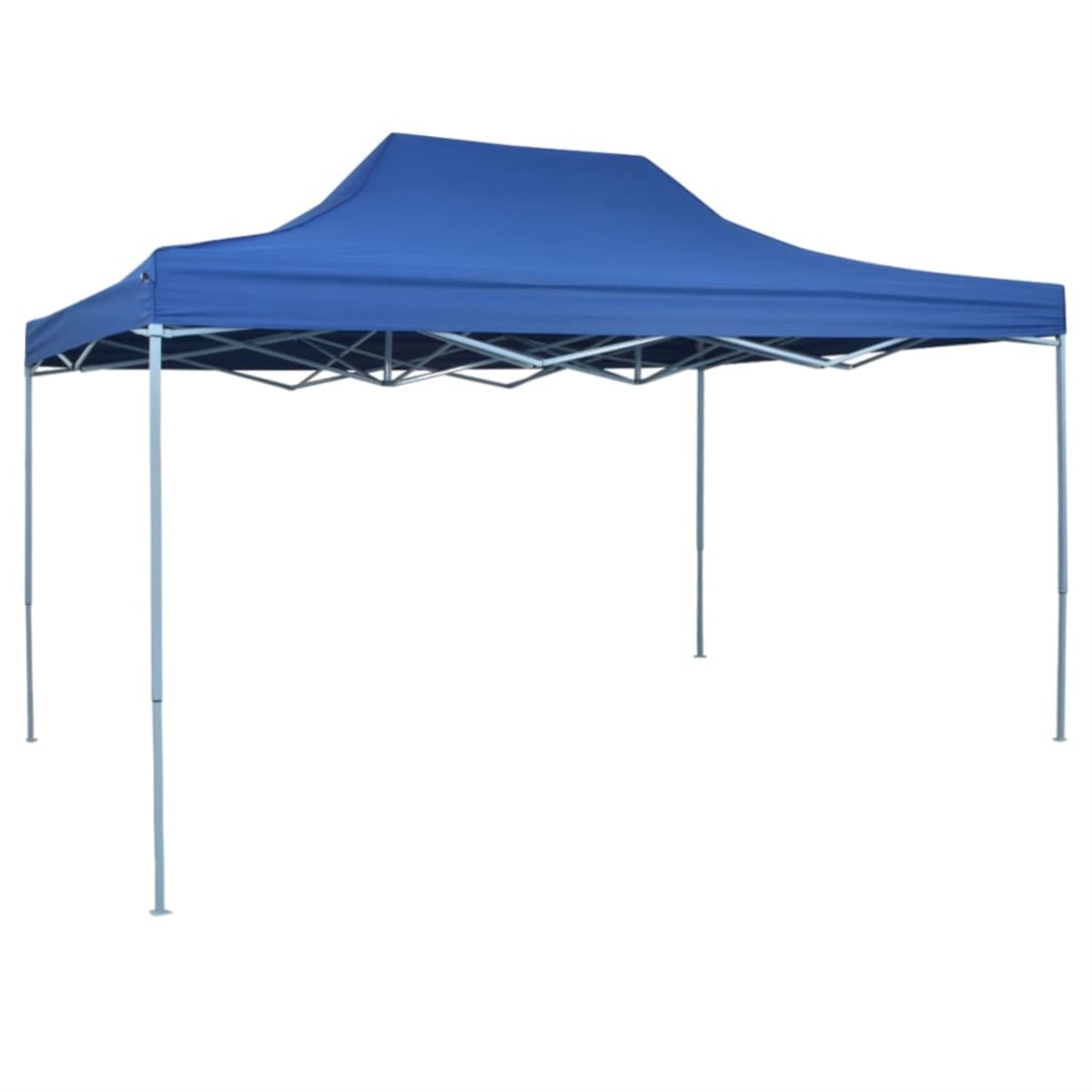 Vidaxl Professional Folding Party Tent 118.1'X157.5' Steel Blue