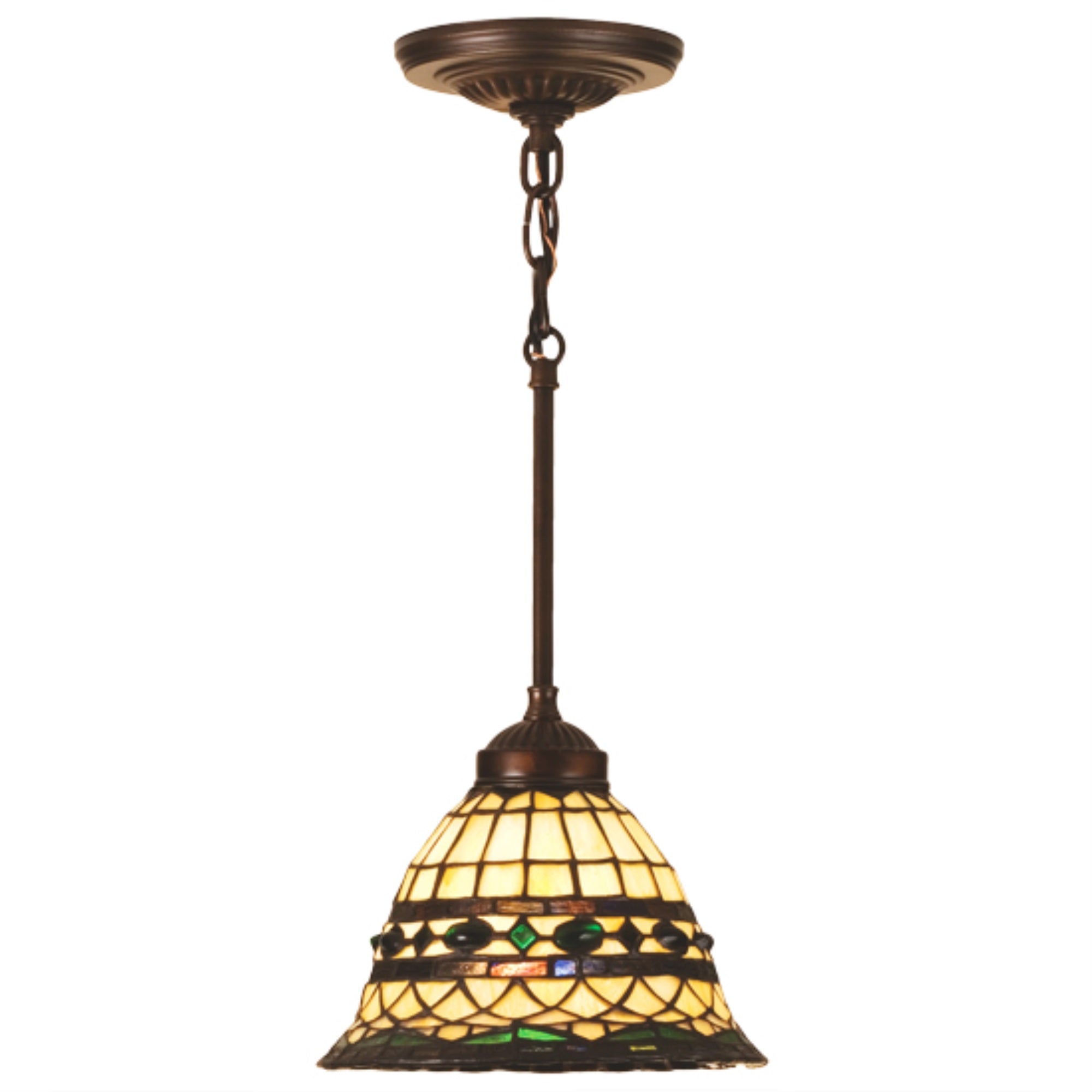 8'W Tiffany Roman Mini Pendant.602