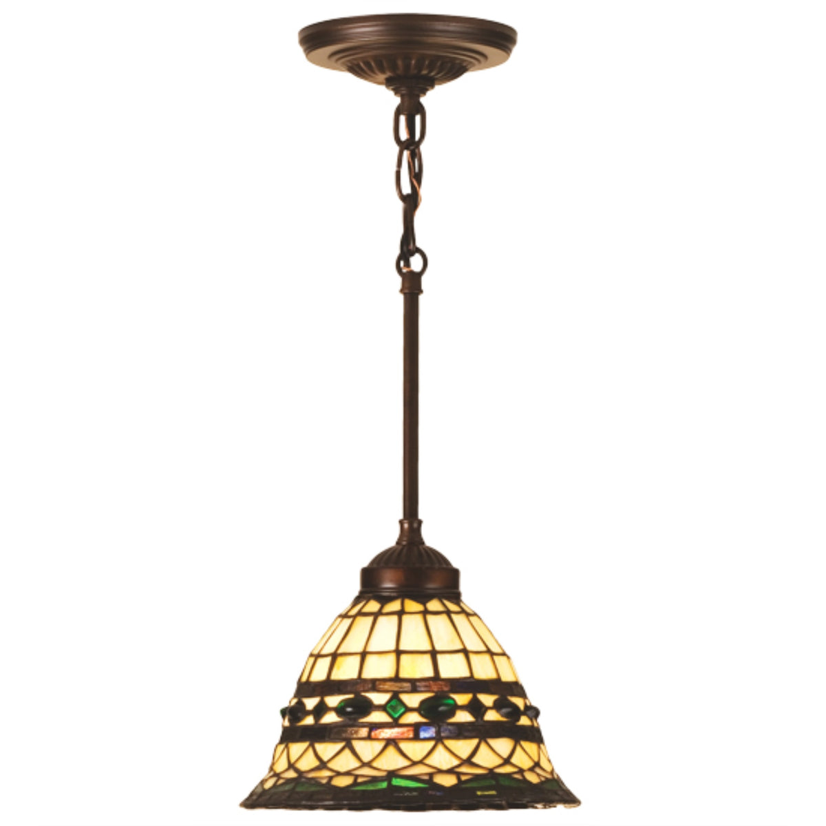 8'W Tiffany Roman Mini Pendant.602