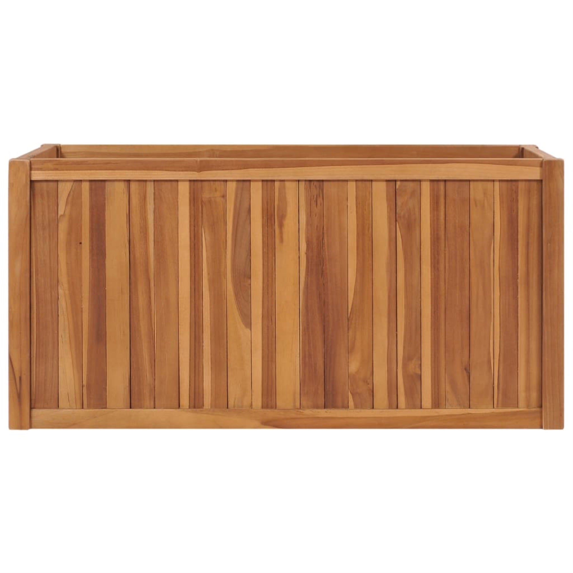 Vidaxl Raised Bed 39.4'X19.7'X19.7' Solid Wood Teak