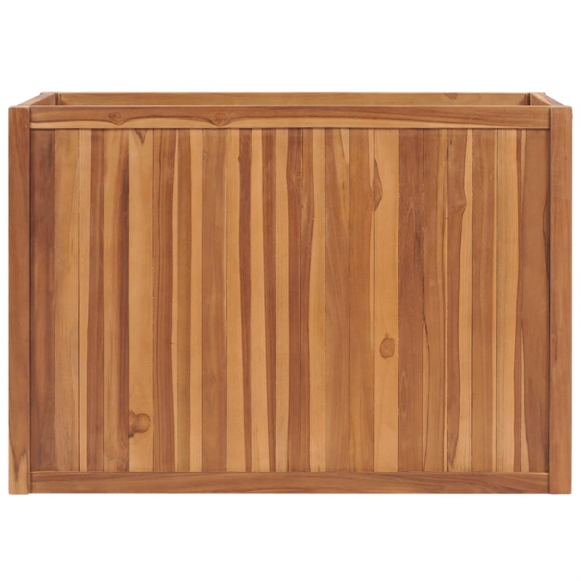 Vidaxl Raised Bed 39.4'X19.7'X27.6' Solid Wood Teak