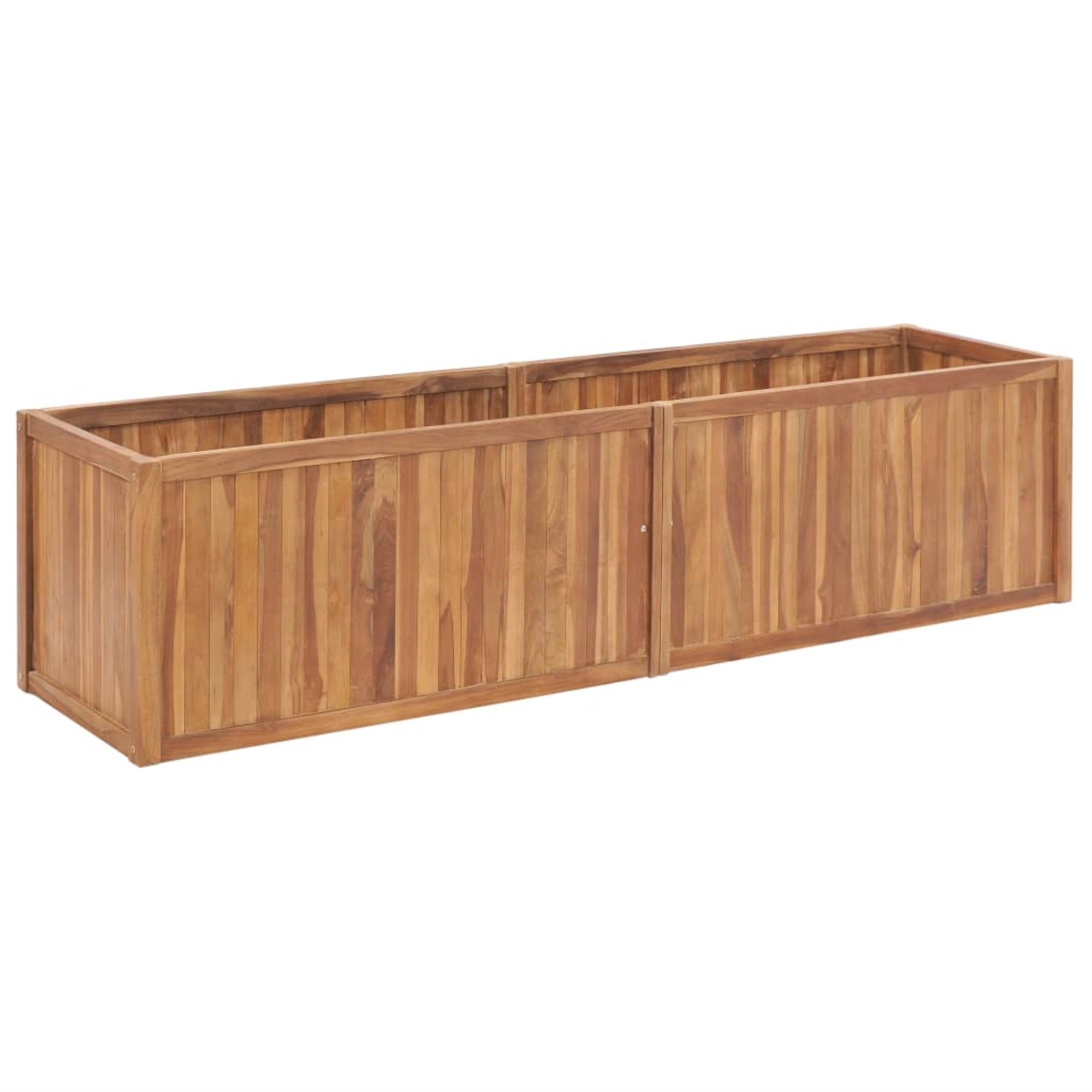 Vidaxl Garden Raised Bed 78.7'X19.7'X19.7' Solid Teak Wood