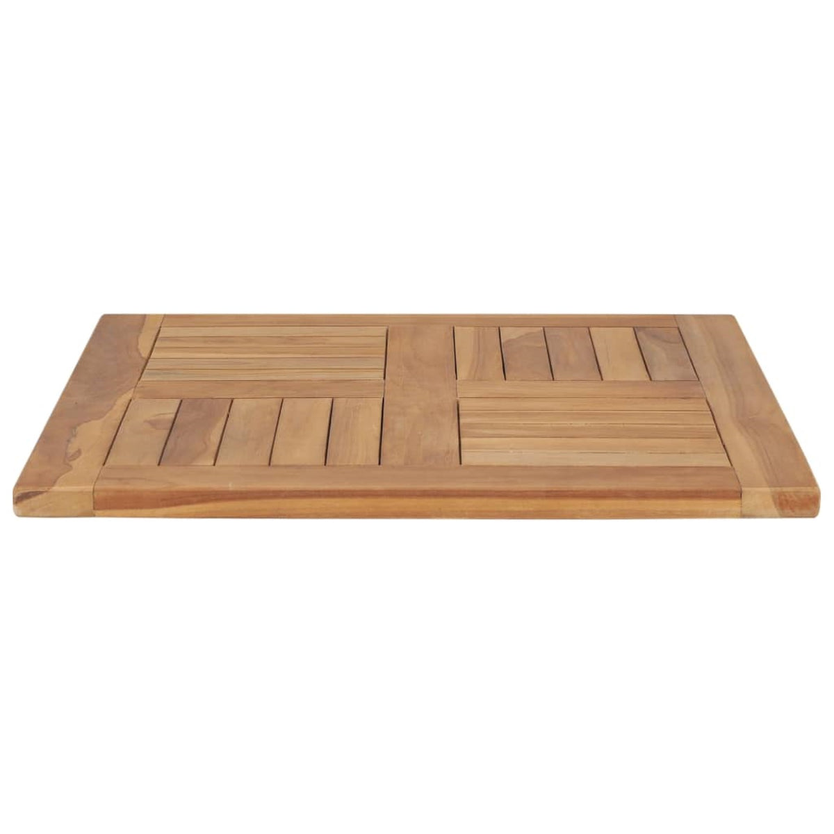 Vidaxl Table Top Solid Teak Wood 23.6'X23.6'X1'