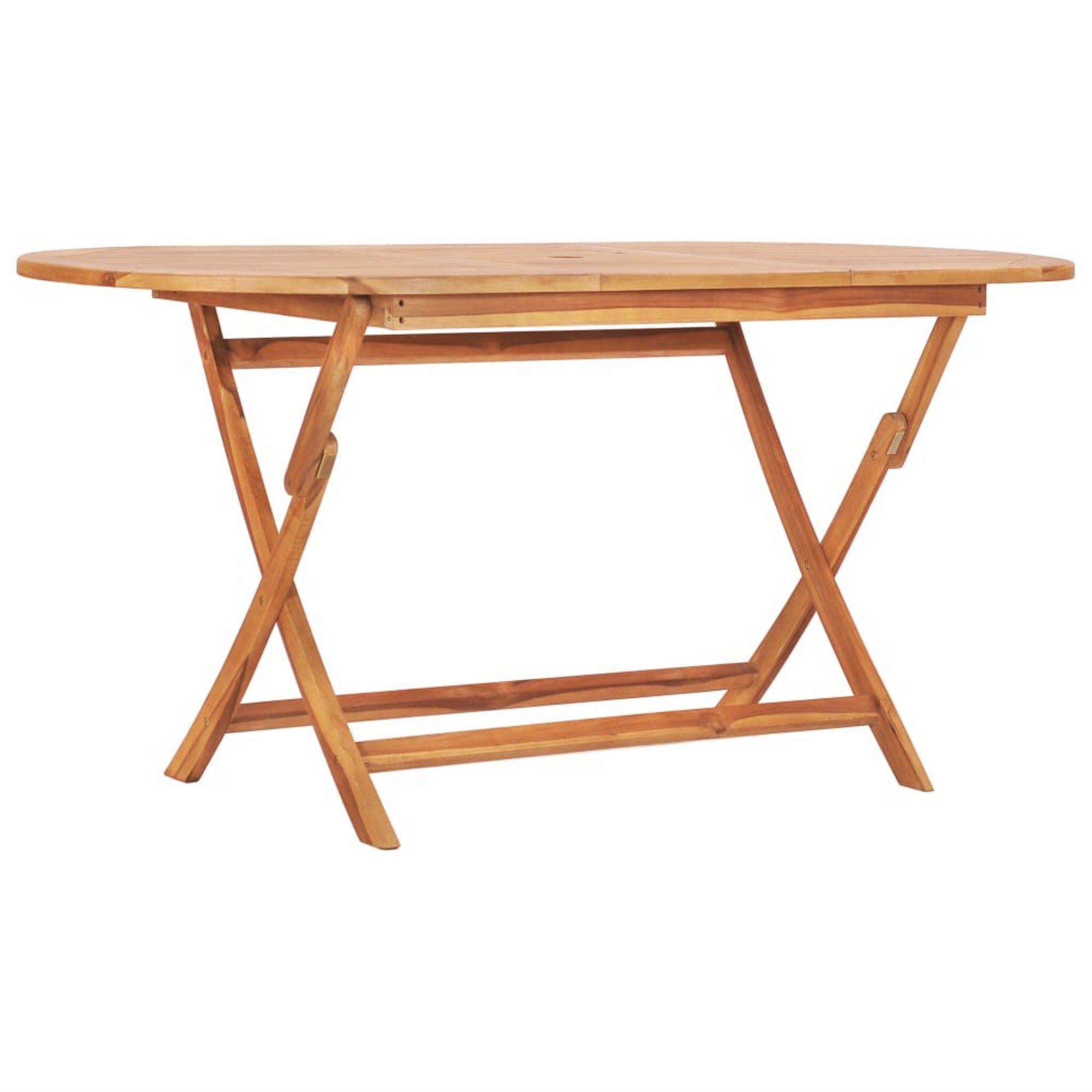 Vidaxl Folding Garden Table 62.9'X31.4'X29.5' Solid Teak Wood