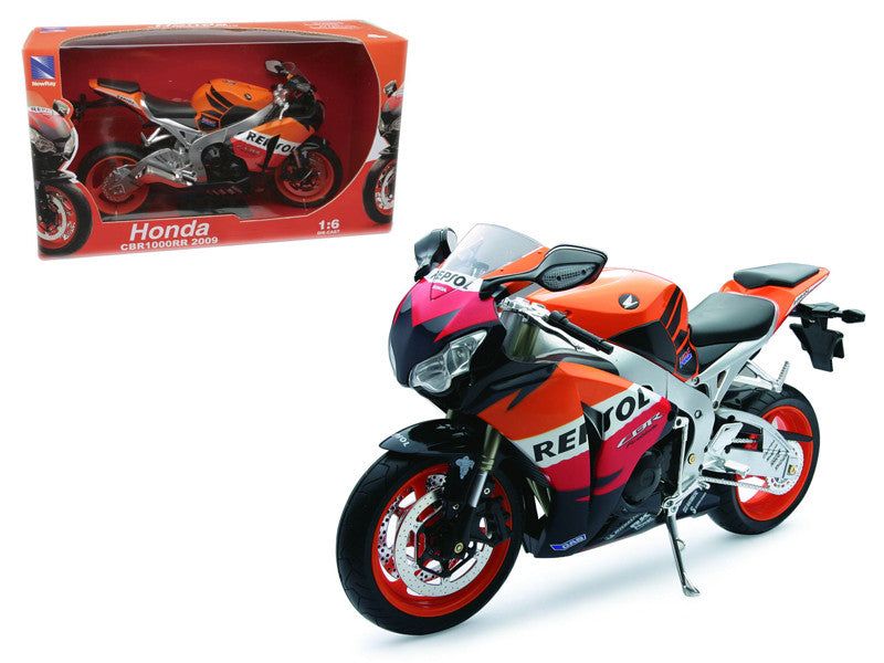 2009 Honda Cbr1000Rr Repsol Motorcycle 1/6 Diecast Model By New Ray