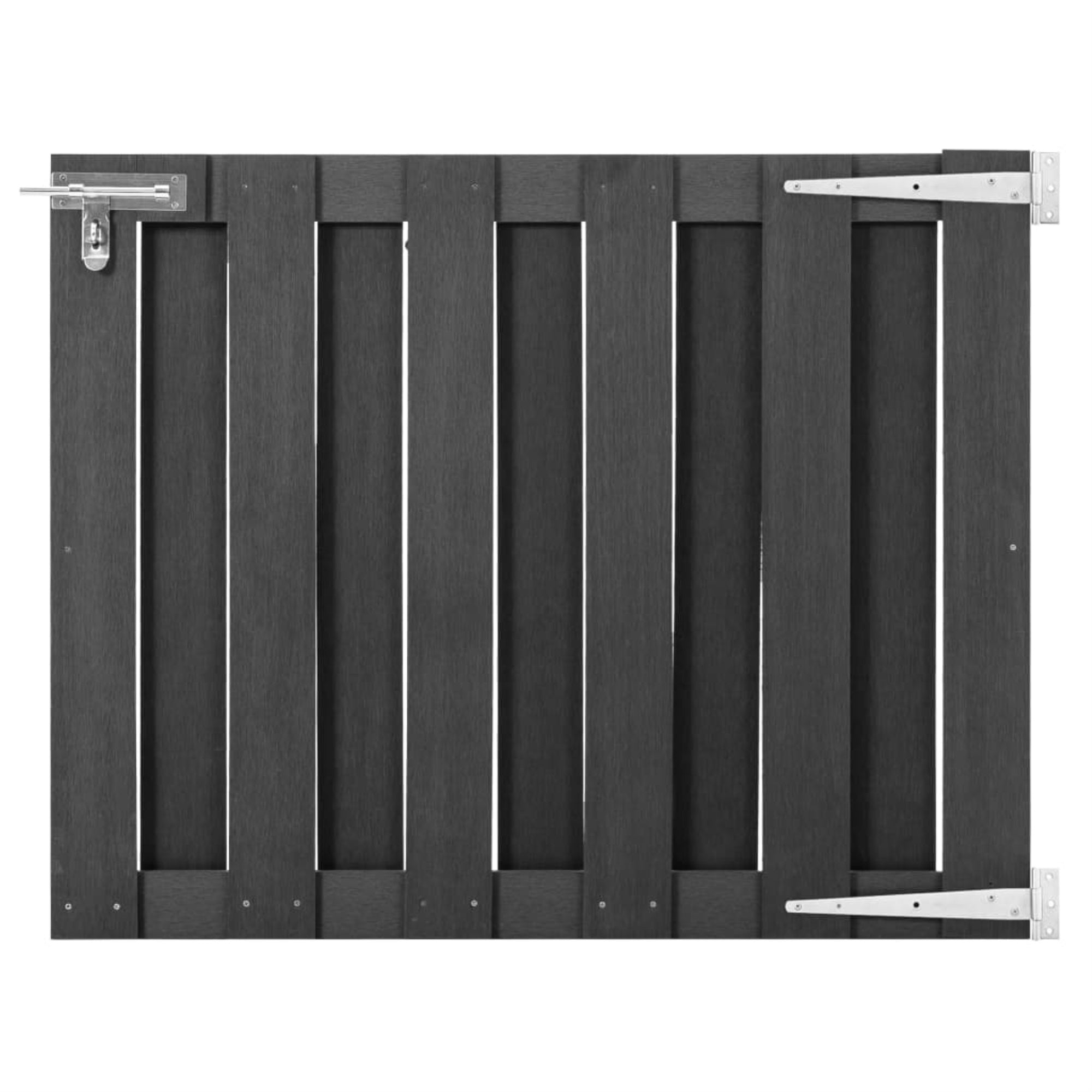 Vidaxl Garden Gate Wpc 39.4'X31.5' Gray