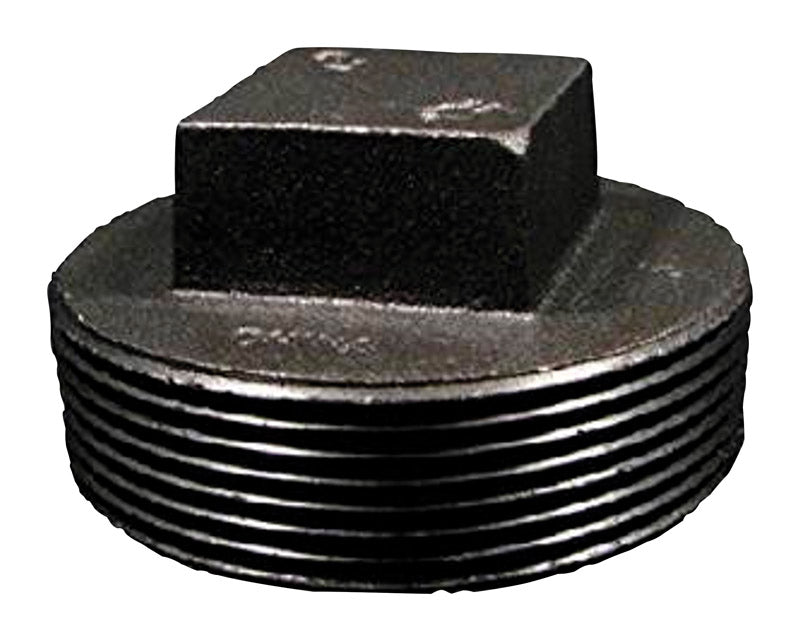 Plug Sq Head 2-1/2 Blk (Pack Of 1)