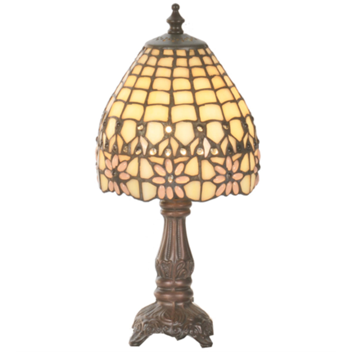 13'H Victorian Flourish Mini Lamp