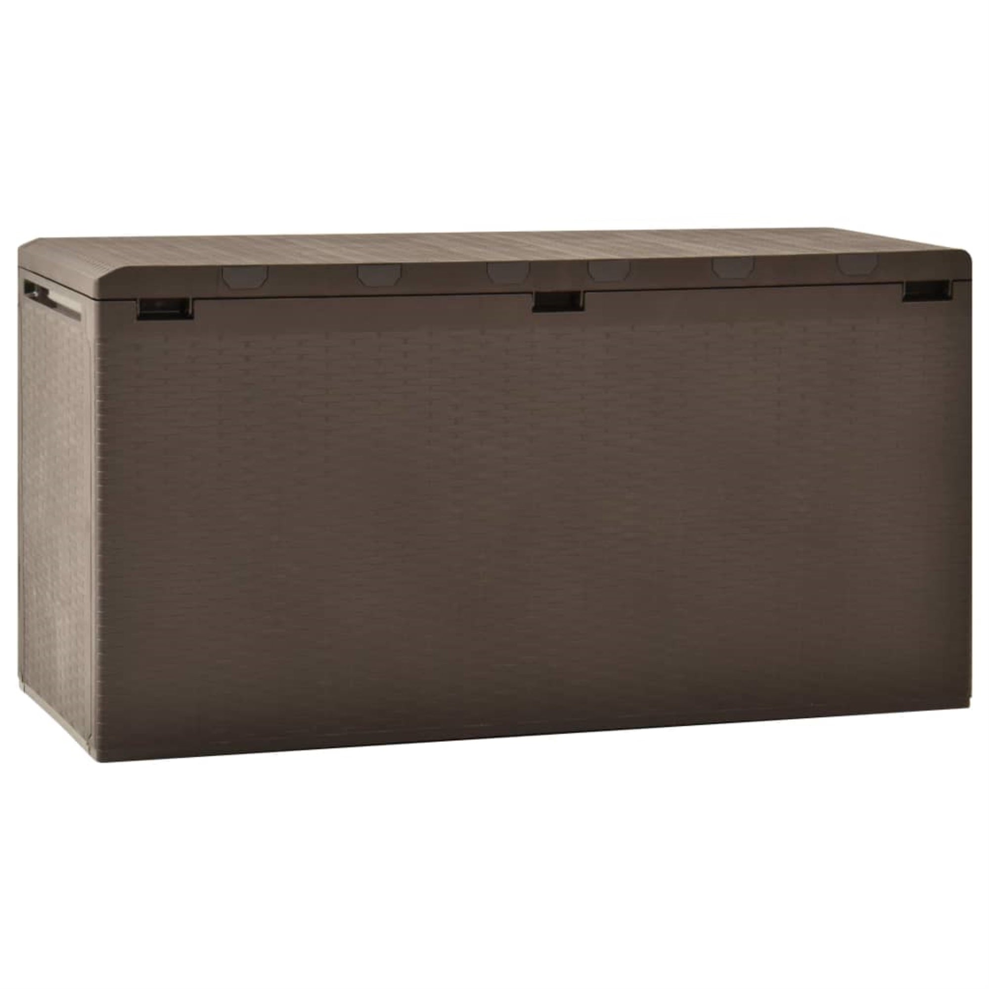Vidaxl Garden Storage Box Brown 44.9'X18.5'X23.6'