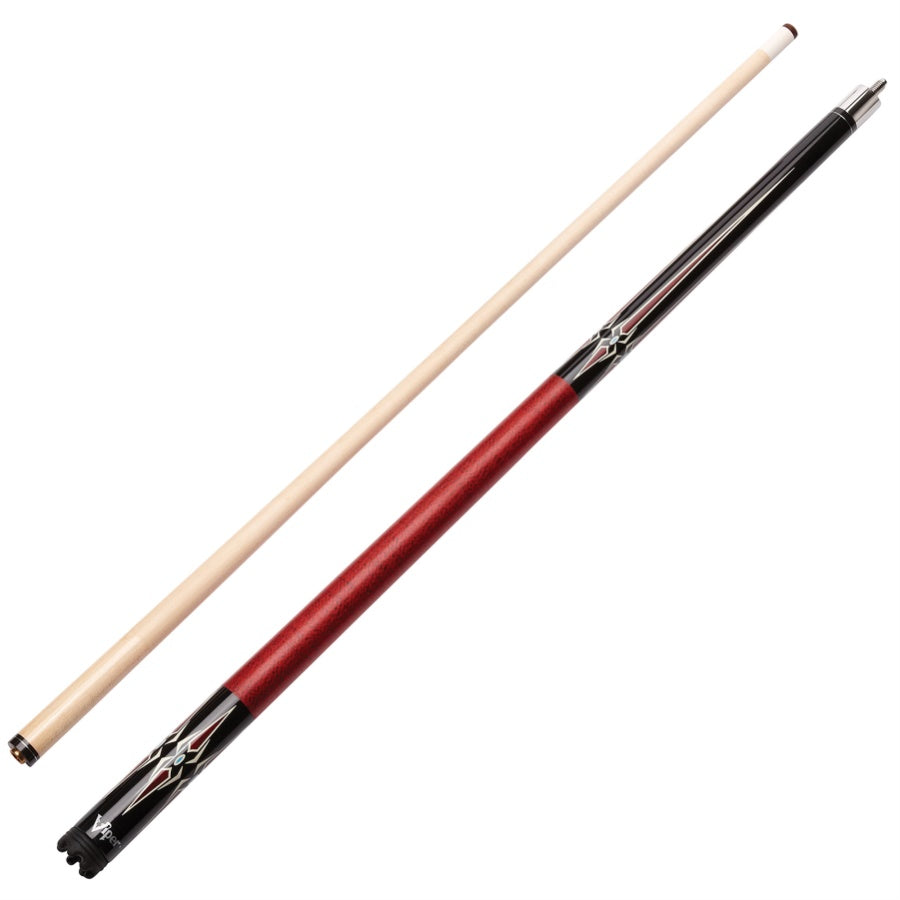Viper Sinister Series Cue With Red Diamonds
