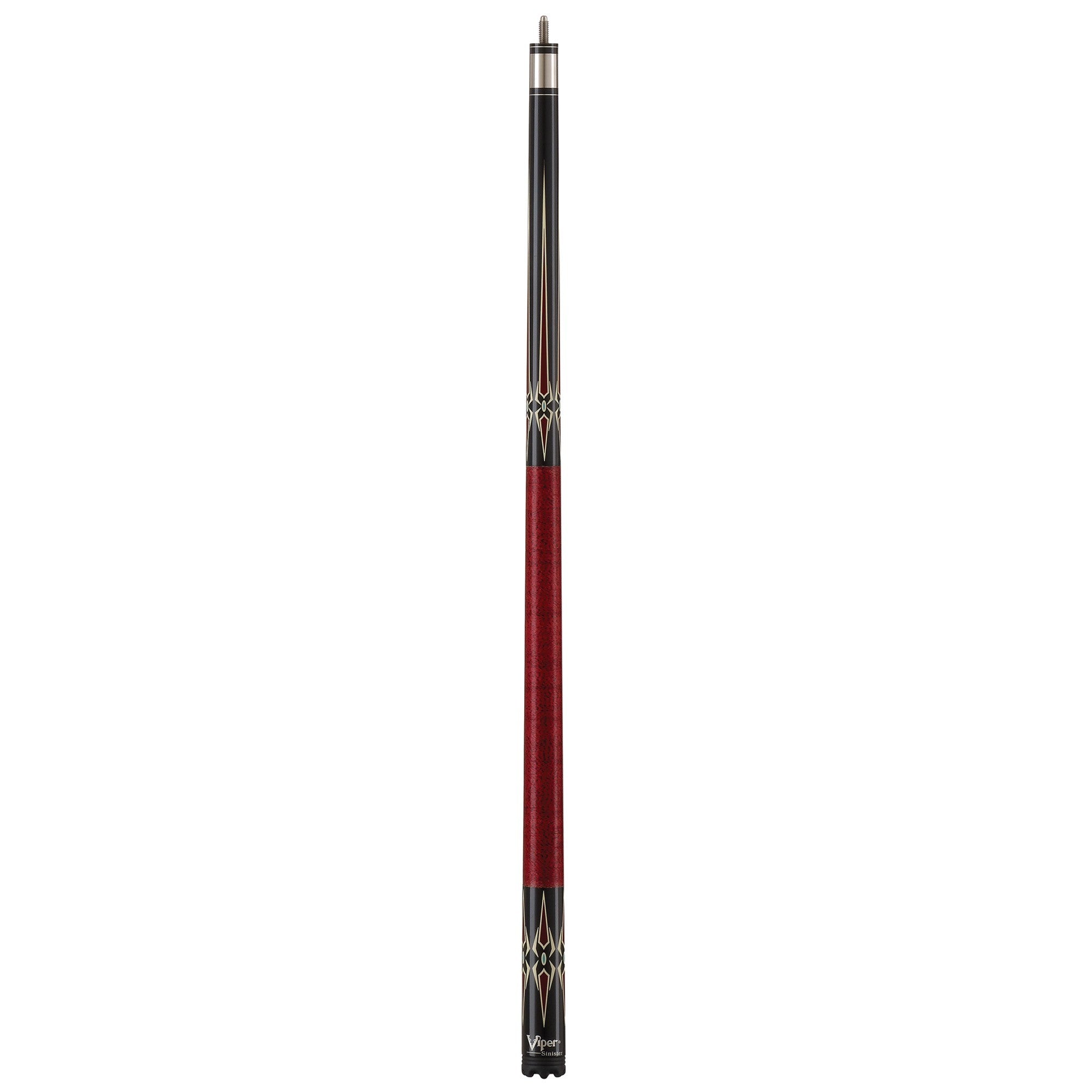 Viper Sinister Series Cue With Red Diamonds - 50-1351