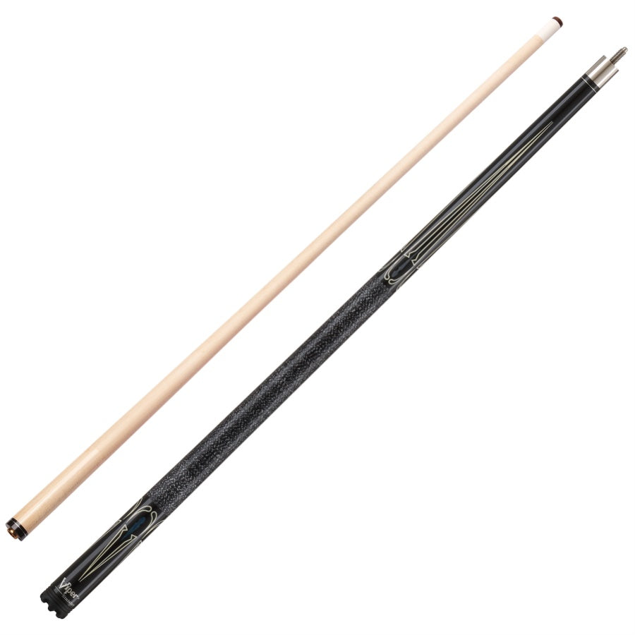 Viper Sinister Series Cue With Black/White Design