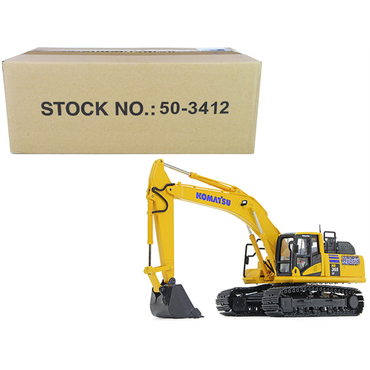 Komatsu Hb365Lc-3 Hybrid Excavator 1/50 Diecast Model By First Gear