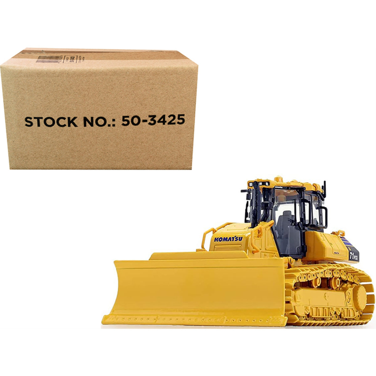 Komatsu D71Pxi-24 Dozer With Drawbar 1/50 Diecast Model By First Gear