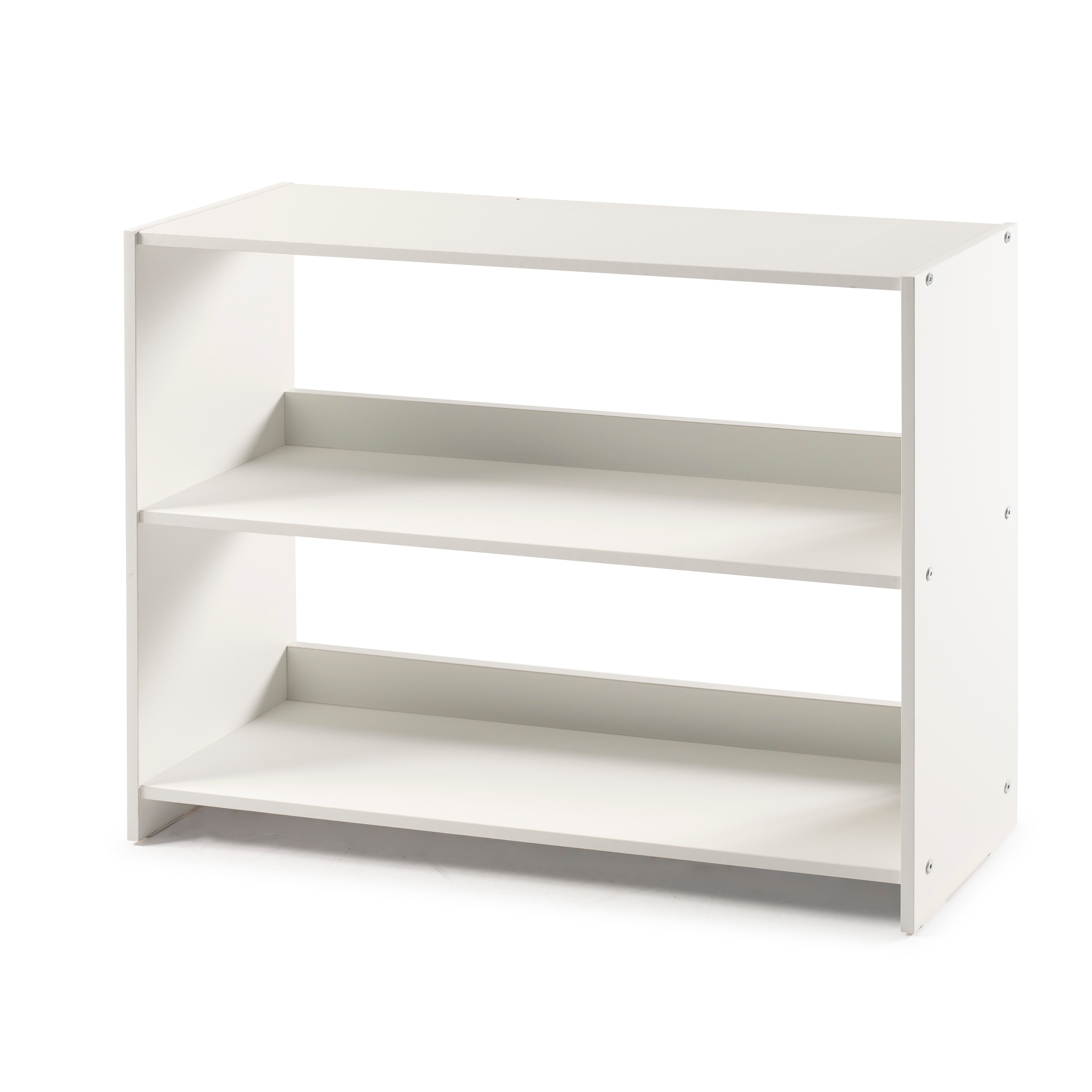 LOW LOFT BOOKCASE SHELF WHITE