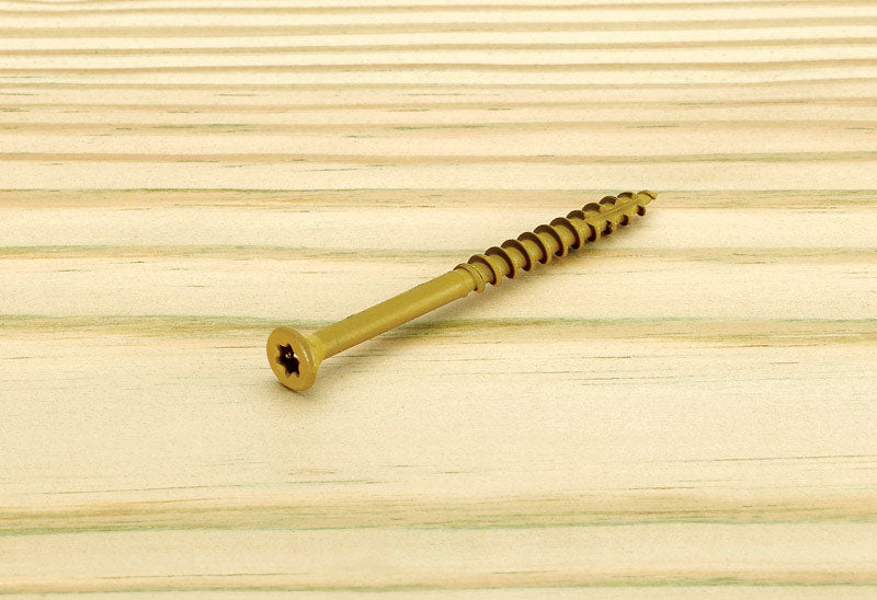 Deckscrew 9X3 Tan 250Pc (Pack Of 1)