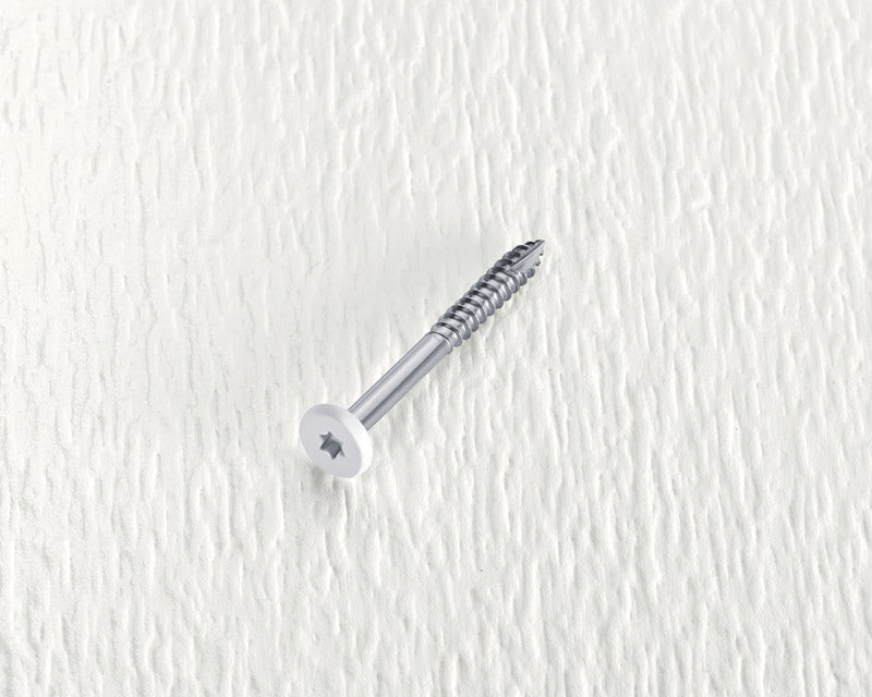 Fascia Scrw9X1-7/8 Wht (Pack Of 1)