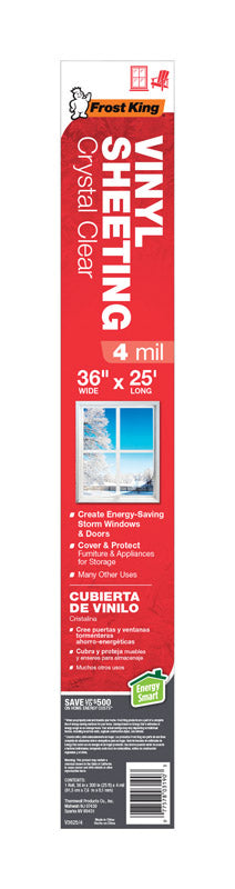 Vinyl Sheeting 36X25'Cc (Pack Of 1)