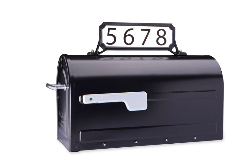 Manhatn Address Plaq Blk (Pack Of 1)