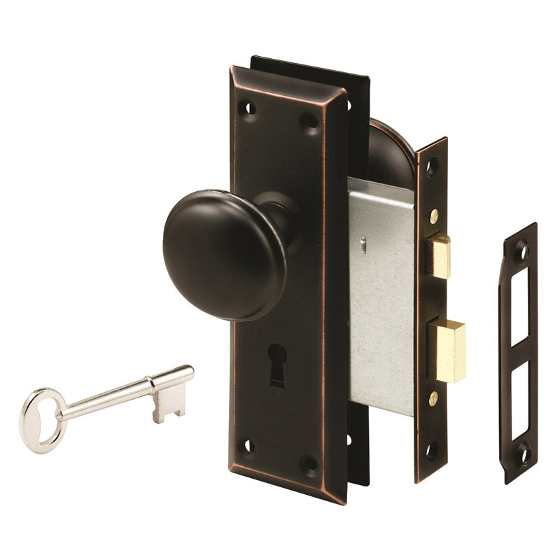 Mortise Lock Set Orbrnz (Pack Of 1)