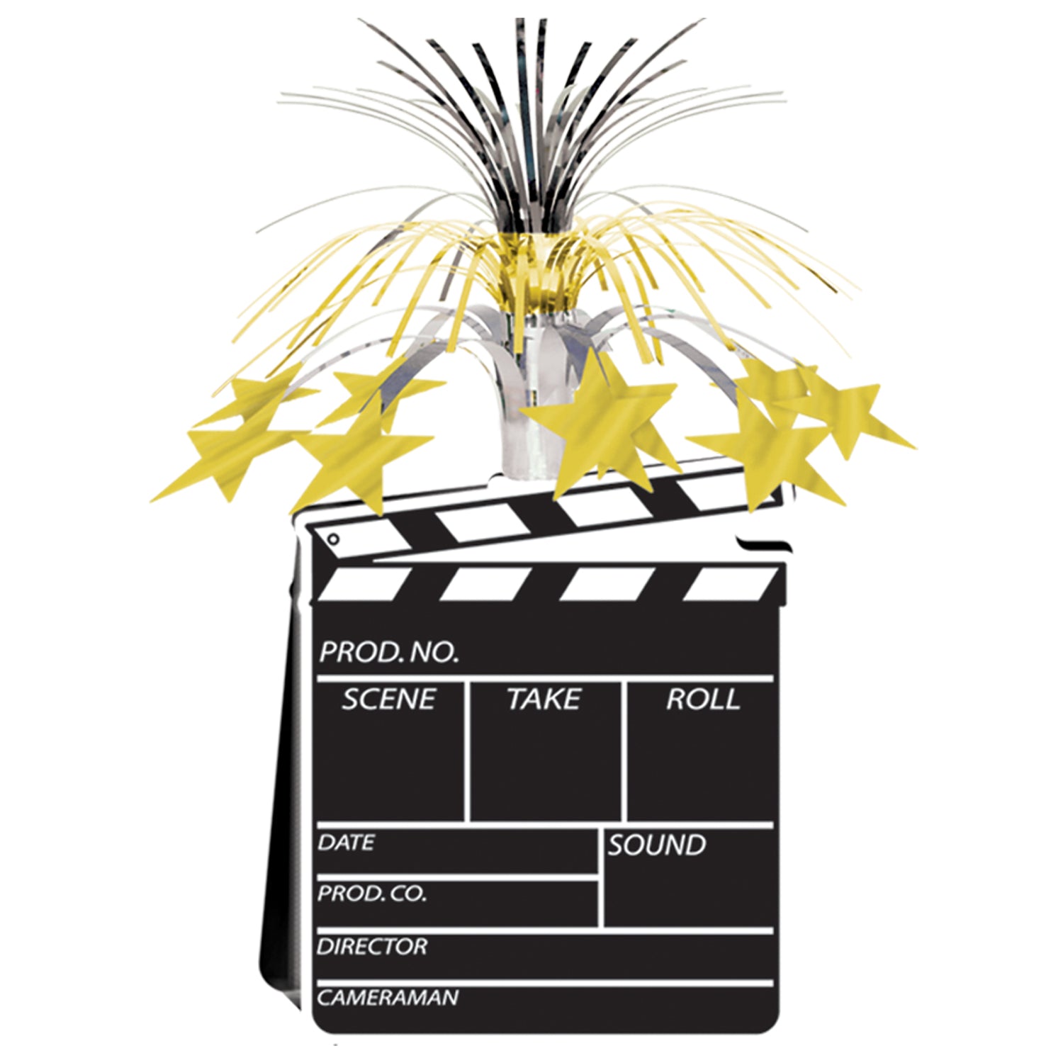 Movie Set Clapboard Centerpiece (Pack of 12)