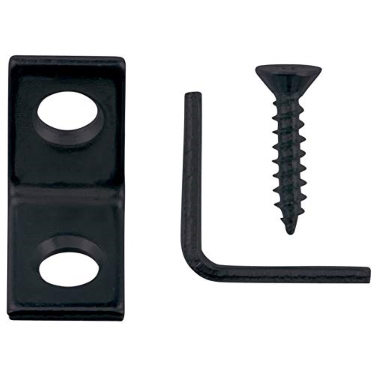 5021187 Corner Brace L 3/4 Blk Hampton 3/4 In. H X 3/4 In. W X 3/4 In. D Black Steel Inside L Corner Brace (Pack Of 25)