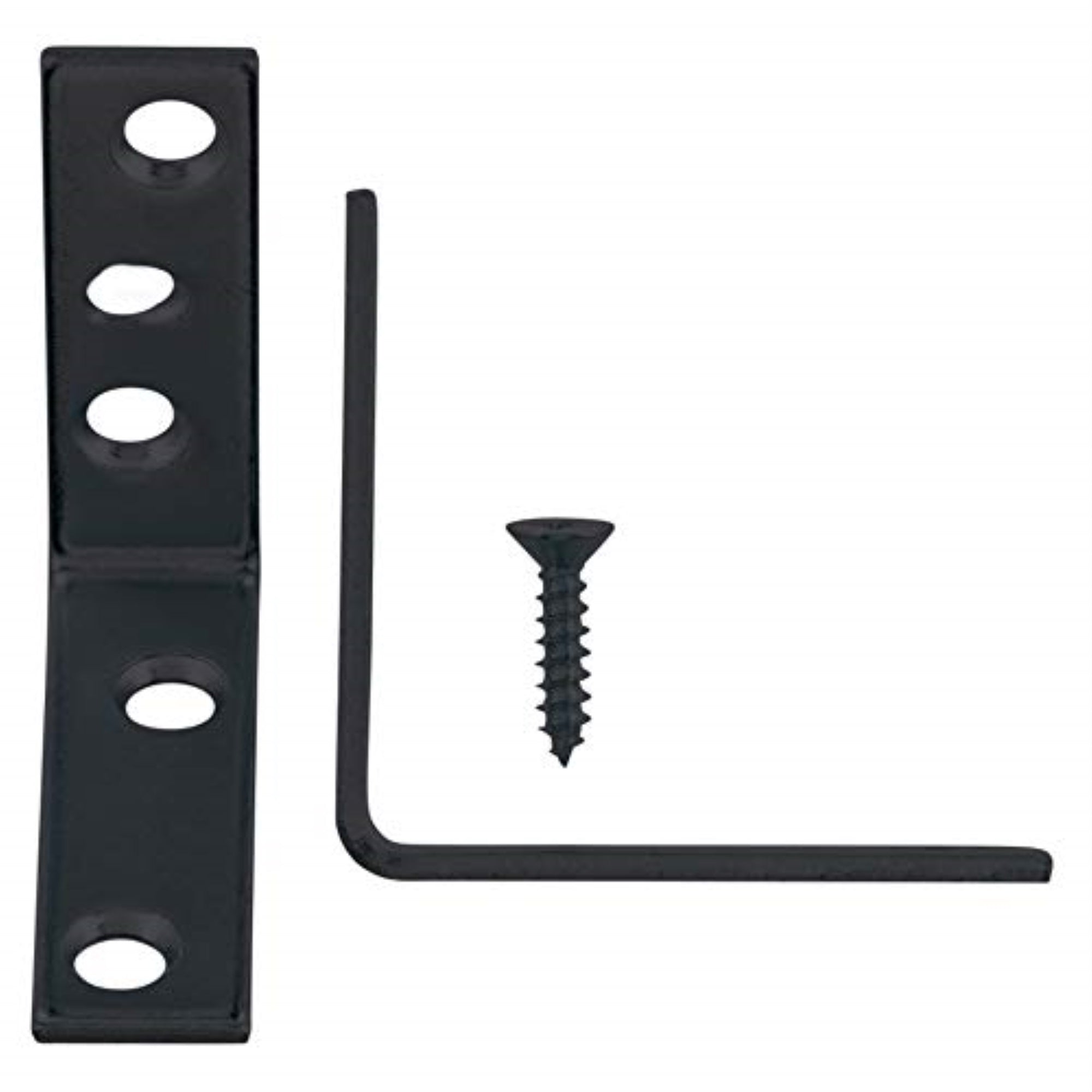 5021201 Corner Brace L 2 Blk Hampton 2 In. H X 5/8 In. W X 2 In. D Black Steel Inside L Corner Brace (Pack Of 25)