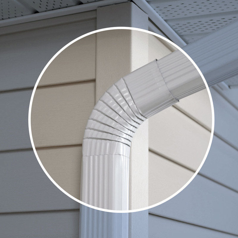 Elbow B 3X4 Alum Wht (Pack Of 1)