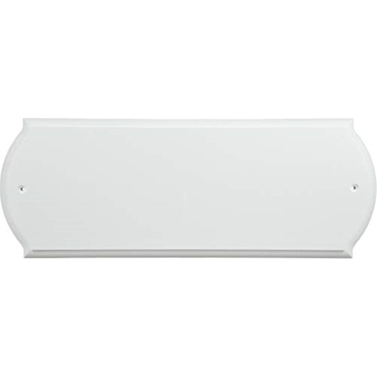 5027197 Address Plate Wht 6X16 Hillman White Wood Paintable Address Plate (Pack Of 3)