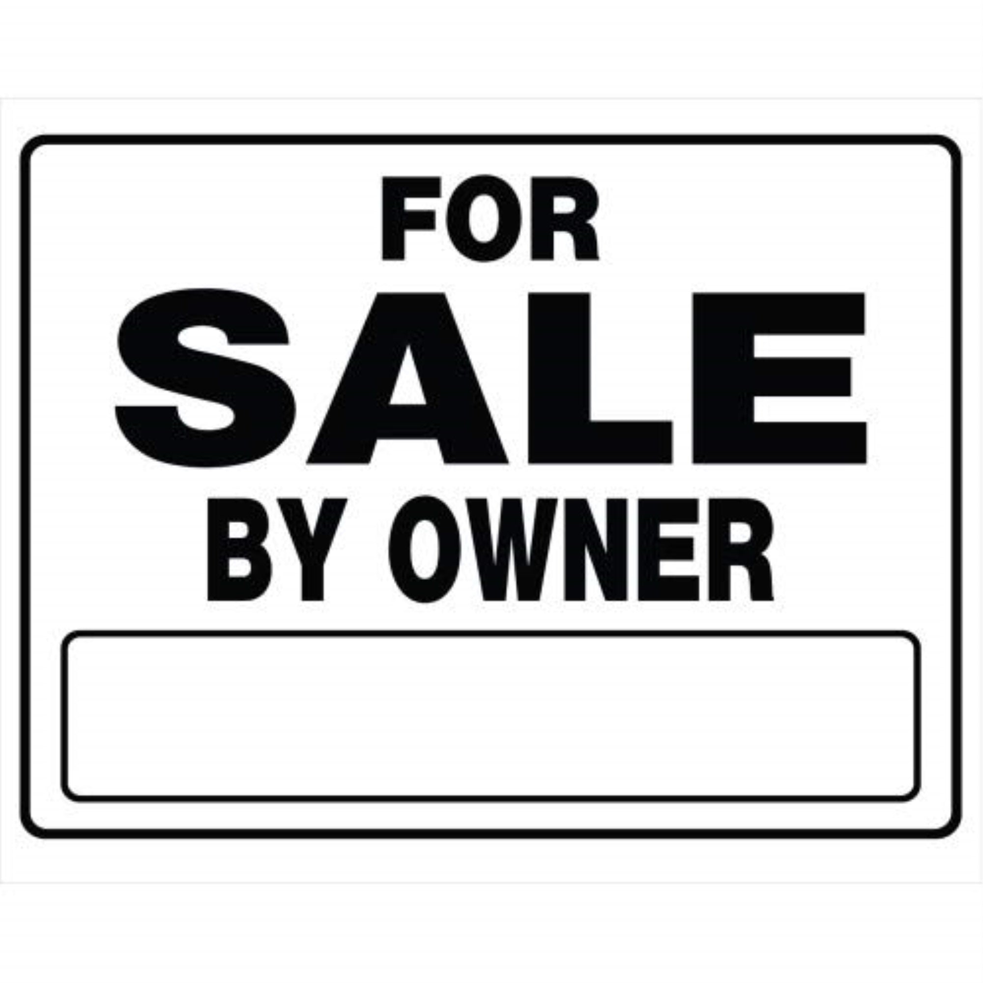 5028224 Garage Sale Sign 20X24 Hillman English White Garage Sale Sign 20 In. H X 24 In. W (Pack Of 6)