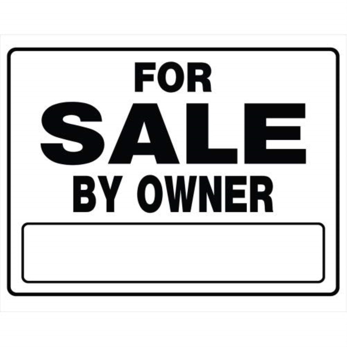 5028224 Garage Sale Sign 20X24 Hillman English White Garage Sale Sign 20 In. H X 24 In. W (Pack Of 6)
