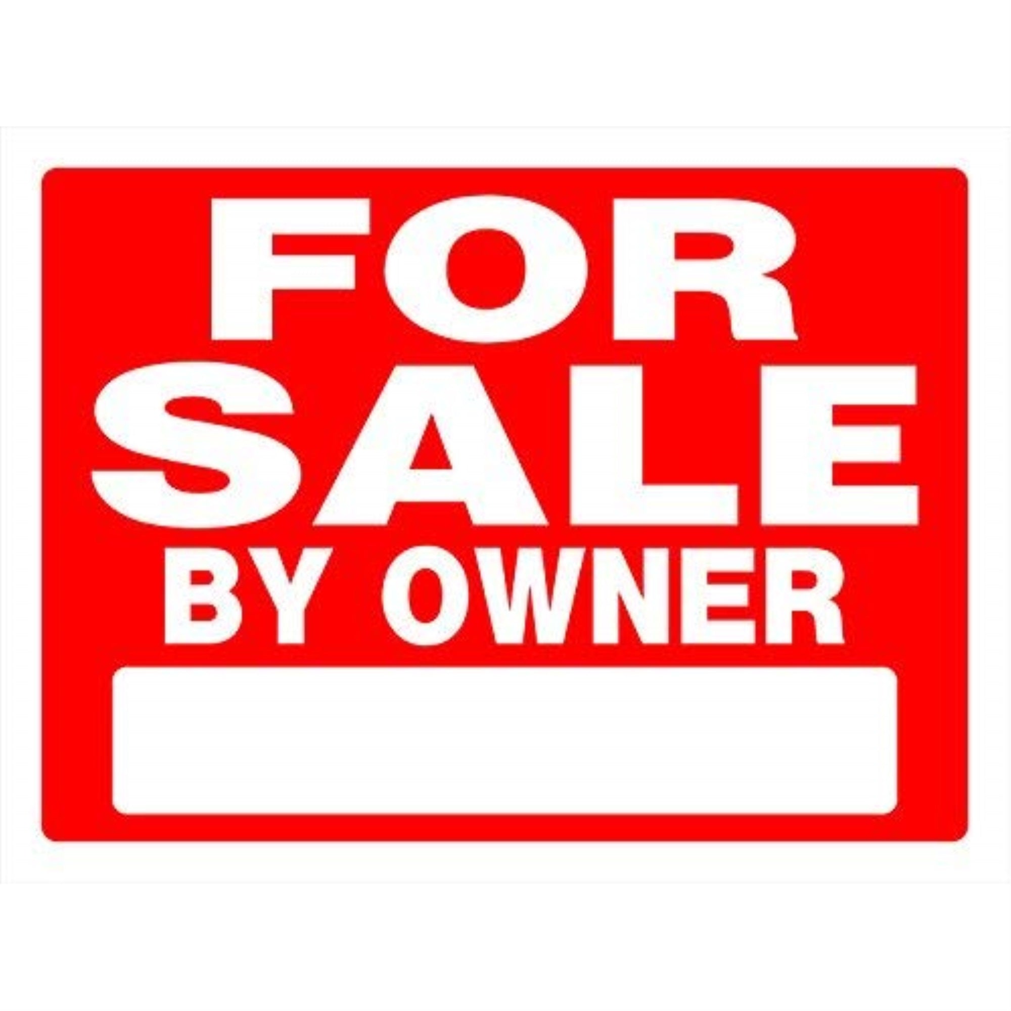 5028228 For Sale Sign Red 18X24 Hillman English Red For Sale Sign 18 In. H X 24 In. W (Pack Of 6)