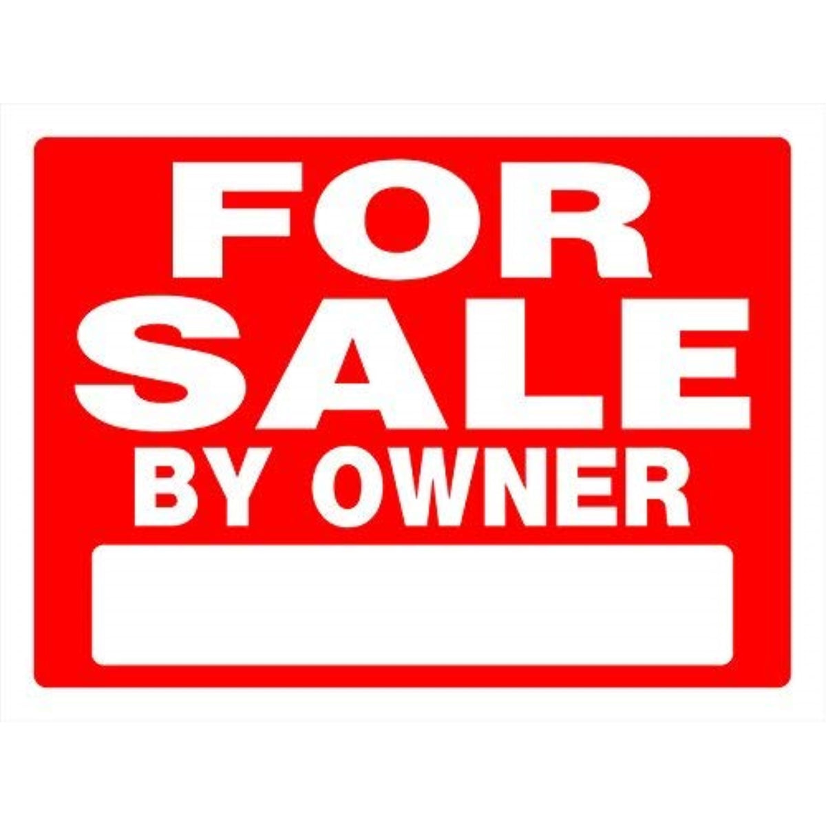 5028228 For Sale Sign Red 18X24 Hillman English Red For Sale Sign 18 In. H X 24 In. W (Pack Of 6)