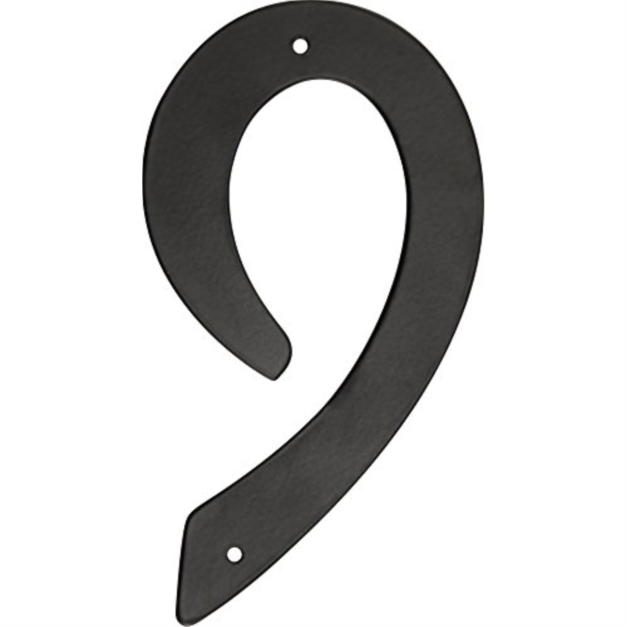 5028242 4 Blk #9 Nailon 1Pc Hillman 4 In. Black Aluminum Nail-On Number 9 1 Pc (Pack Of 3)
