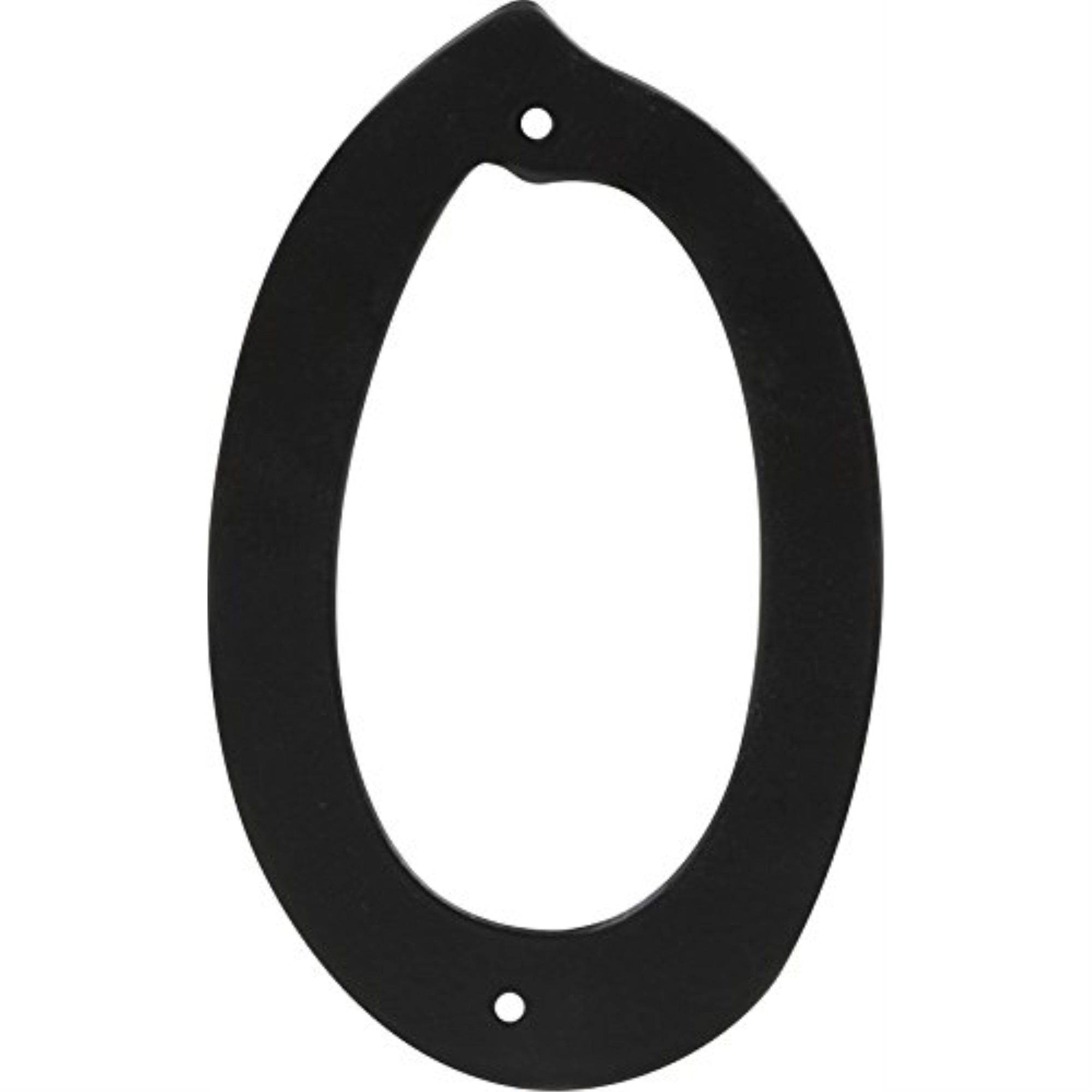5028348 4 Blk #0 Nailon 1Pc Hillman 4 In. Black Aluminum Nail-On Number 0 1 Pc (Pack Of 3)