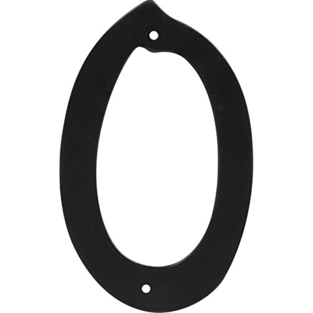 5028348 4 Blk #0 Nailon 1Pc Hillman 4 In. Black Aluminum Nail-On Number 0 1 Pc (Pack Of 3)