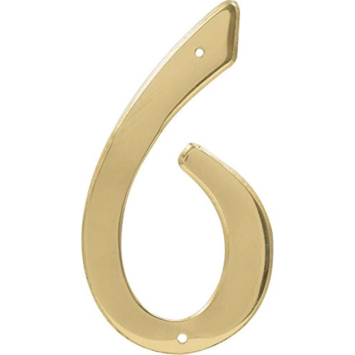 5028362 4 Gld #6 Nailon 1Pc Hillman 4 In. Gold Brass Nail-On Number 6 1 Pc (Pack Of 3)