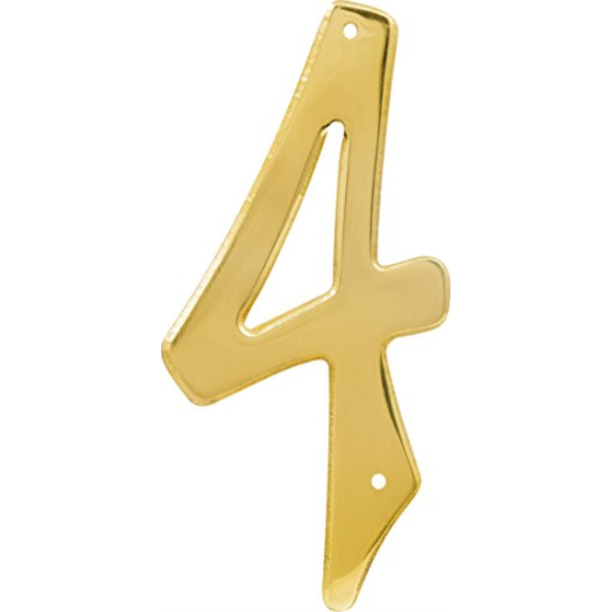 5028364 4 Gld #4 Nailon 1Pc Hillman 4 In. Gold Brass Nail-On Number 4 1 Pc (Pack Of 3)