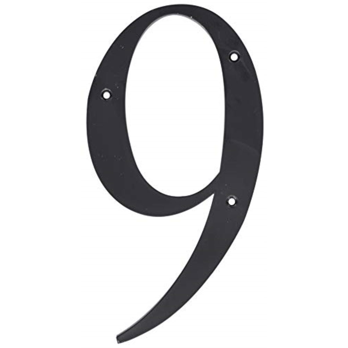 5028376 6 Blk #9 Nailon 1Pc Hillman 6 In. Black Plastic Nail-On Number 9 1 Pc (Pack Of 3)