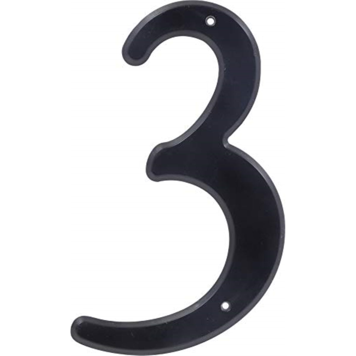 5028592 4 Blk #3 Nailon 1Pc Hillman 4 In. Black Plastic Nail-On Number 3 1 Pc (Pack Of 10)