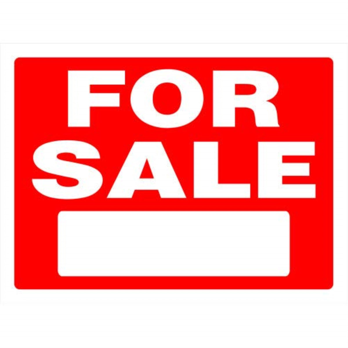 5028891 Sign For Sale 18X24 Hillman English Red For Sale Sign 18 In. H X 24 In. W (Pack Of 6)