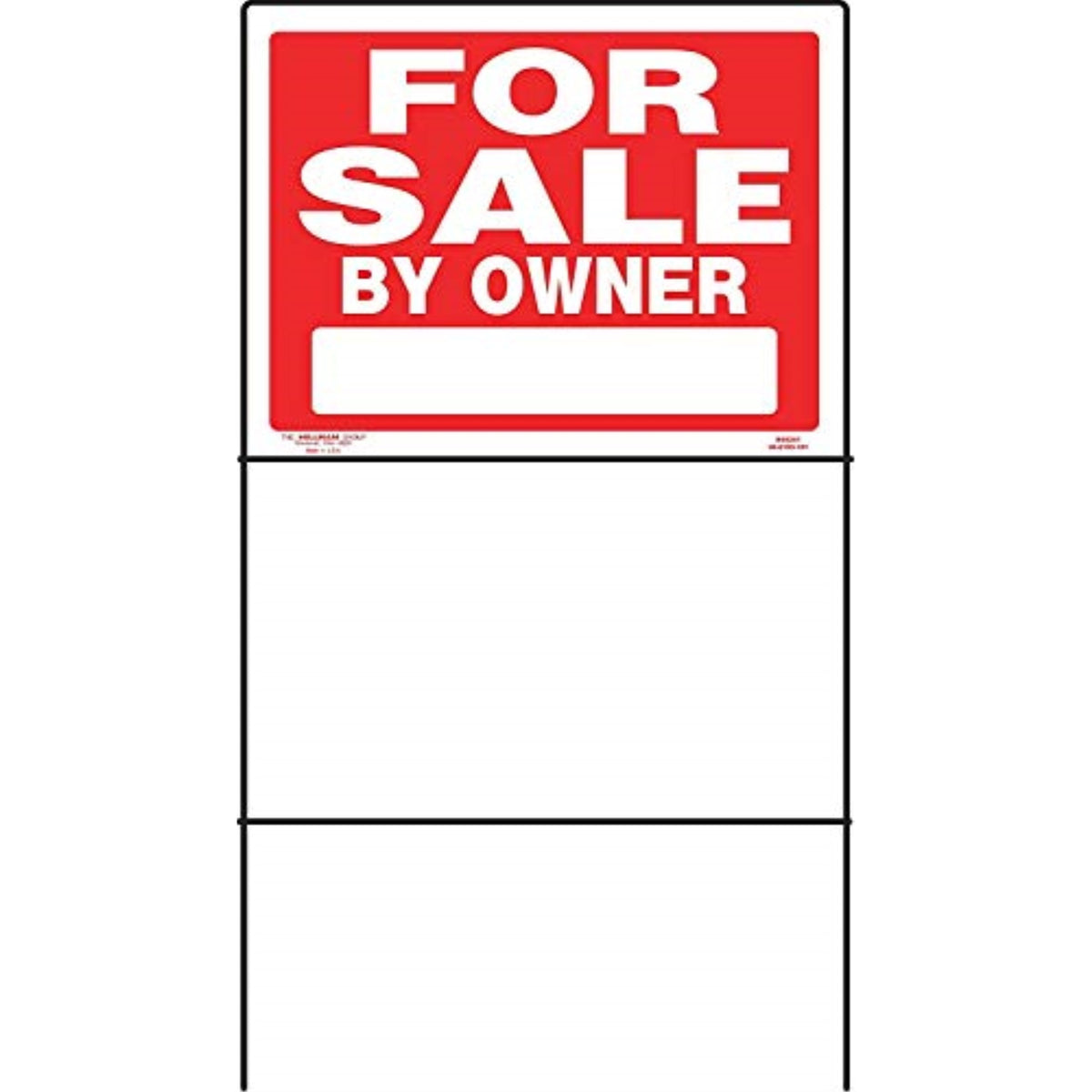 5028942 Sign Forsale Ownr 18X24 Hillman English Red For Sale Sign 18 In. H X 24 In. W (Pack Of 6)
