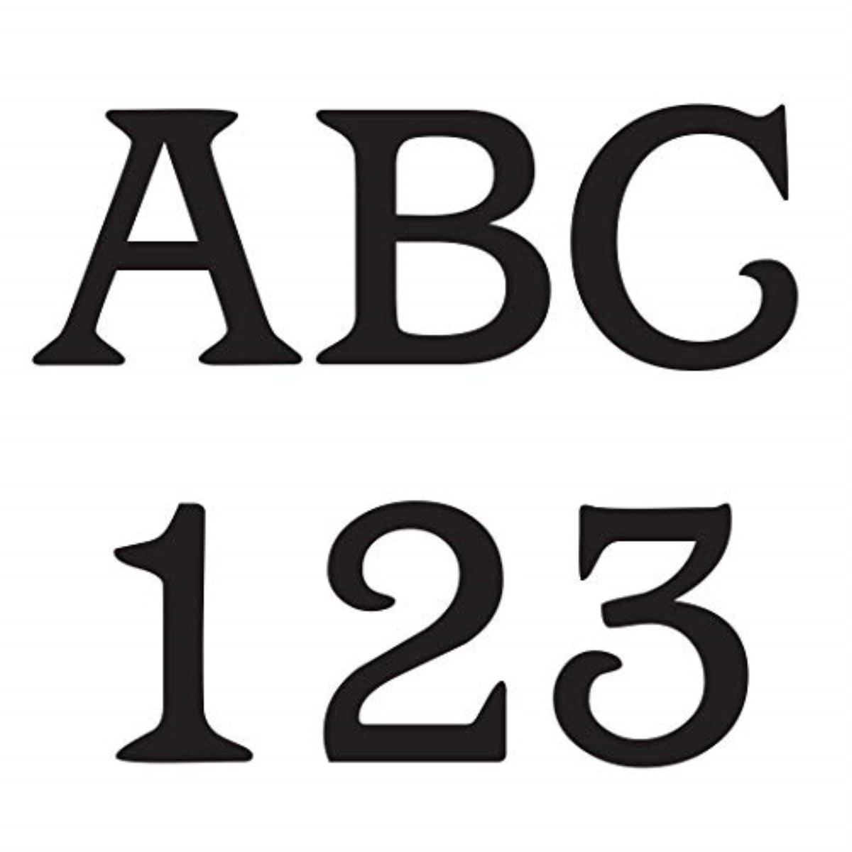 5029383 3 Blk 0-9A-Z Adhv 91Pc Hillman 3 In. Black Vinyl Self-Adhesive Letter And Number Set 0-9 A-Z 91 Pc (Pack Of 6)