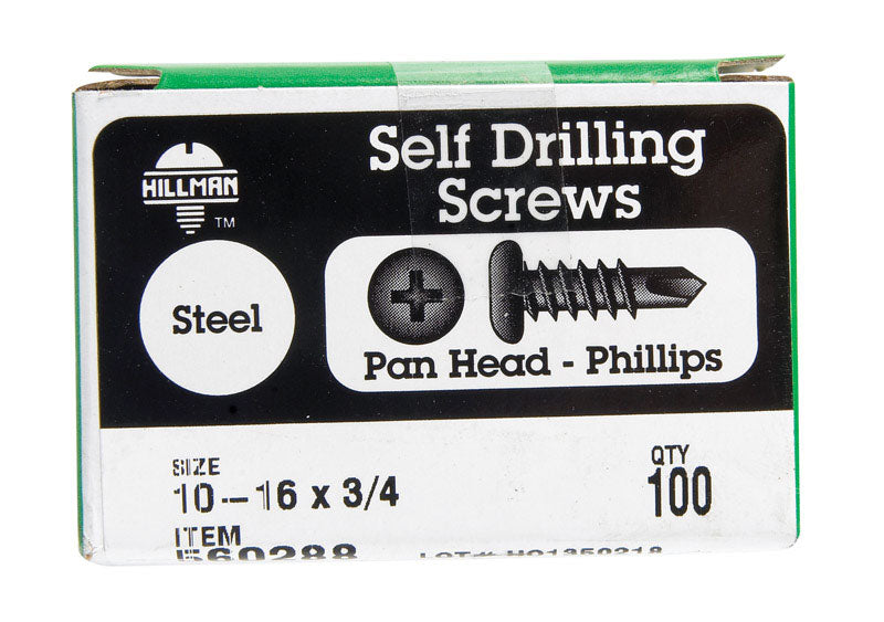 Pph Drill Scr 10-16X3/4 (Pack Of 1)