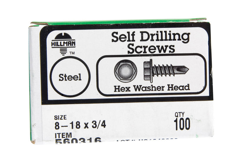 Hwh Drill Scr 8-18X3/4 (Pack Of 1)