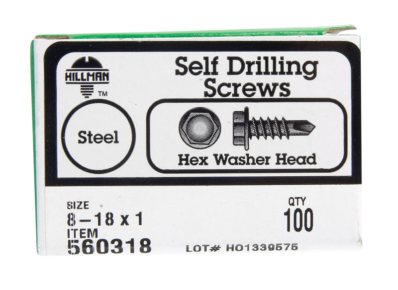Hwh Drill Scr 8-18X1 (Pack Of 1)