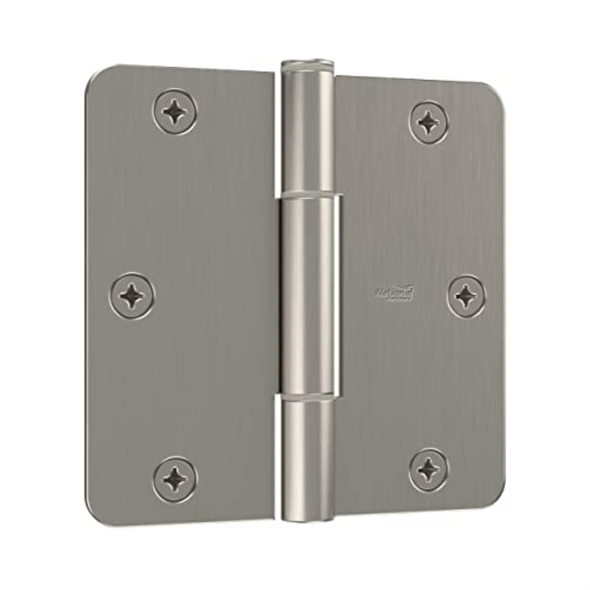 5037148 Door Hinge Rnd Sn 5/8 National Hardware 3.5 In. L Satin Nickel Door Hinge (Pack Of 1)